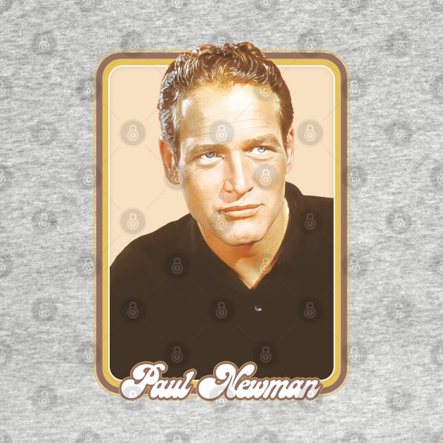 Paul Newman // Retro Aesthetic Fan Art Design by DankFutura